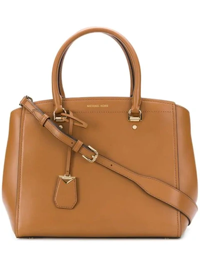 Michael Michael Kors Benning Tote Bag In Brown