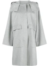 Sofie D'hoore Oversized Coat - Grey