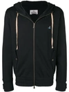 Vivienne Westwood Embroidered Logo Hoodie In Black