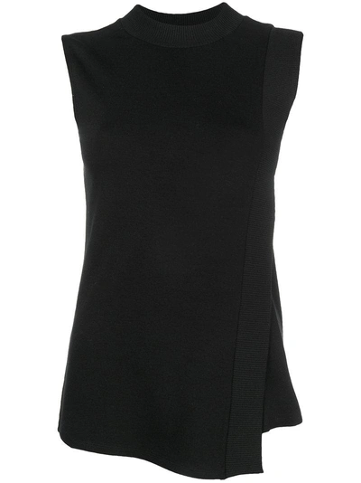 Paco Rabanne Sleeveless Fitted Top - Black