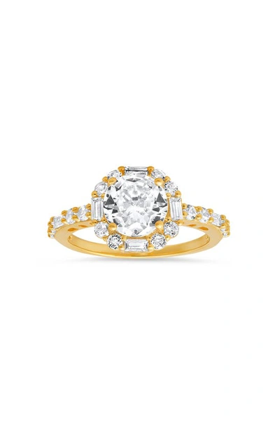 Queen Jewels Cubic Zirconia Ring In Gold