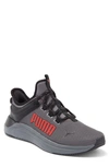 Puma Softride Astro Slip-on Sneaker In Cool Dark Gray- Black-red