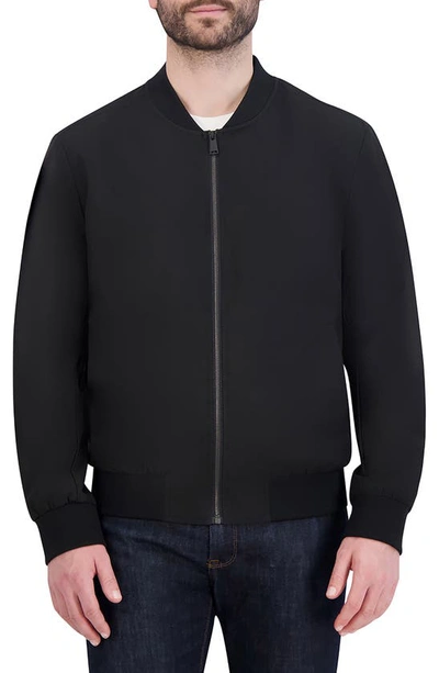 Cole Haan Bomber Jacket In Black