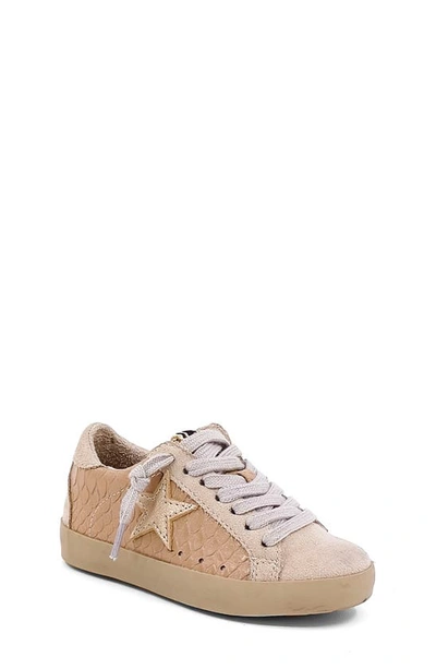 Shushop Kids' Paula Sneaker In Taupe Snake