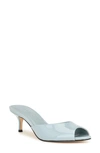 Nine West Lill Kitten Heel Pump In Lt Blue85081