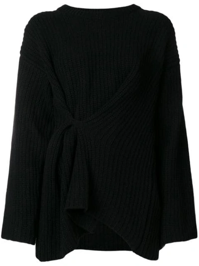 Act N°1 Asymmetric Sweater - Black
