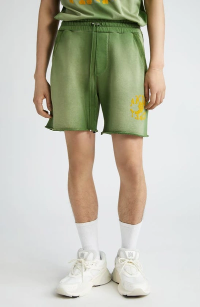 Amiri Track Shorts In Green