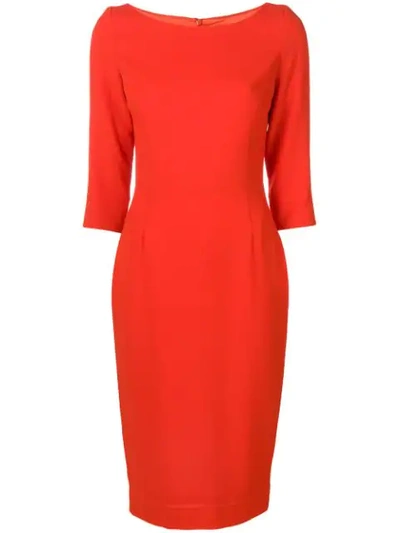 Goat Venus Pencil Dress - Red