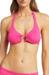 Melissa Odabash Brussels Underwire Bikini Top In Fuchsia