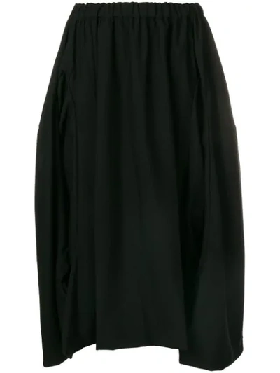 Comme Des Garçons Comme Des Garçons Deconstructed Skirt In Black