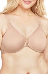 Glamorise Wonderwire® Front Close Underwire Sports Bra In Cafe