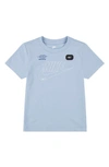 Nike Kids' Club Logo T-shirt In Light Armory Blue