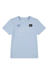 Nike Kids' Toddler Boys Club Plus Futura Short Sleeves T-shirt In Light Armory Blue