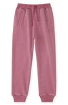 The Sunday Collective Kids' Natural Dye Everyday Joggers In Shellac