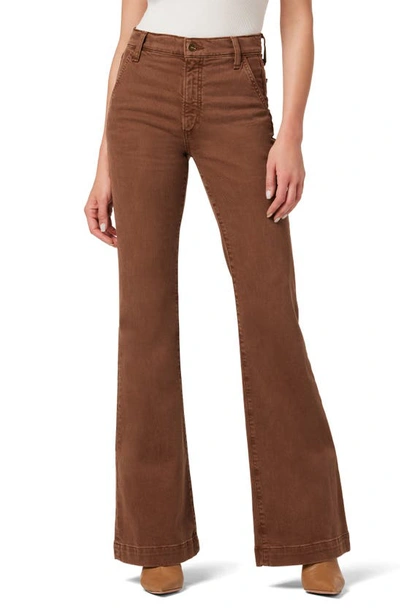Joe's The Molly High Waist Flare Trouser Jeans In Walnut