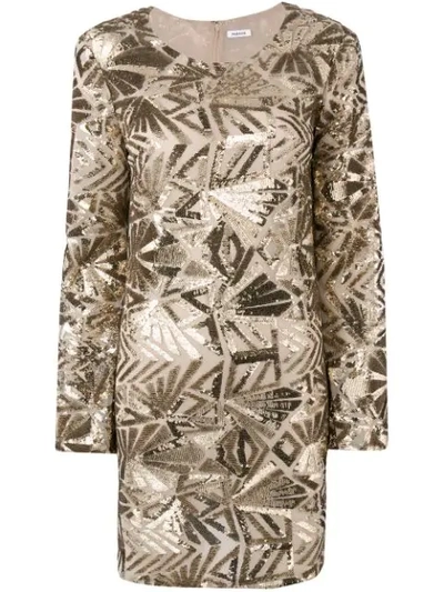 P.a.r.o.s.h Sequinned Dress In Metallic