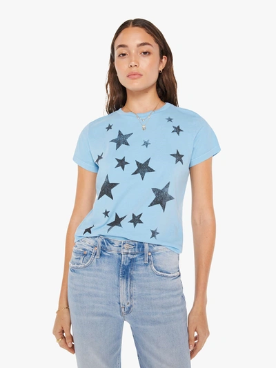 Mother The Lil Goodie Goodie Starstruck T-shirt In Blue