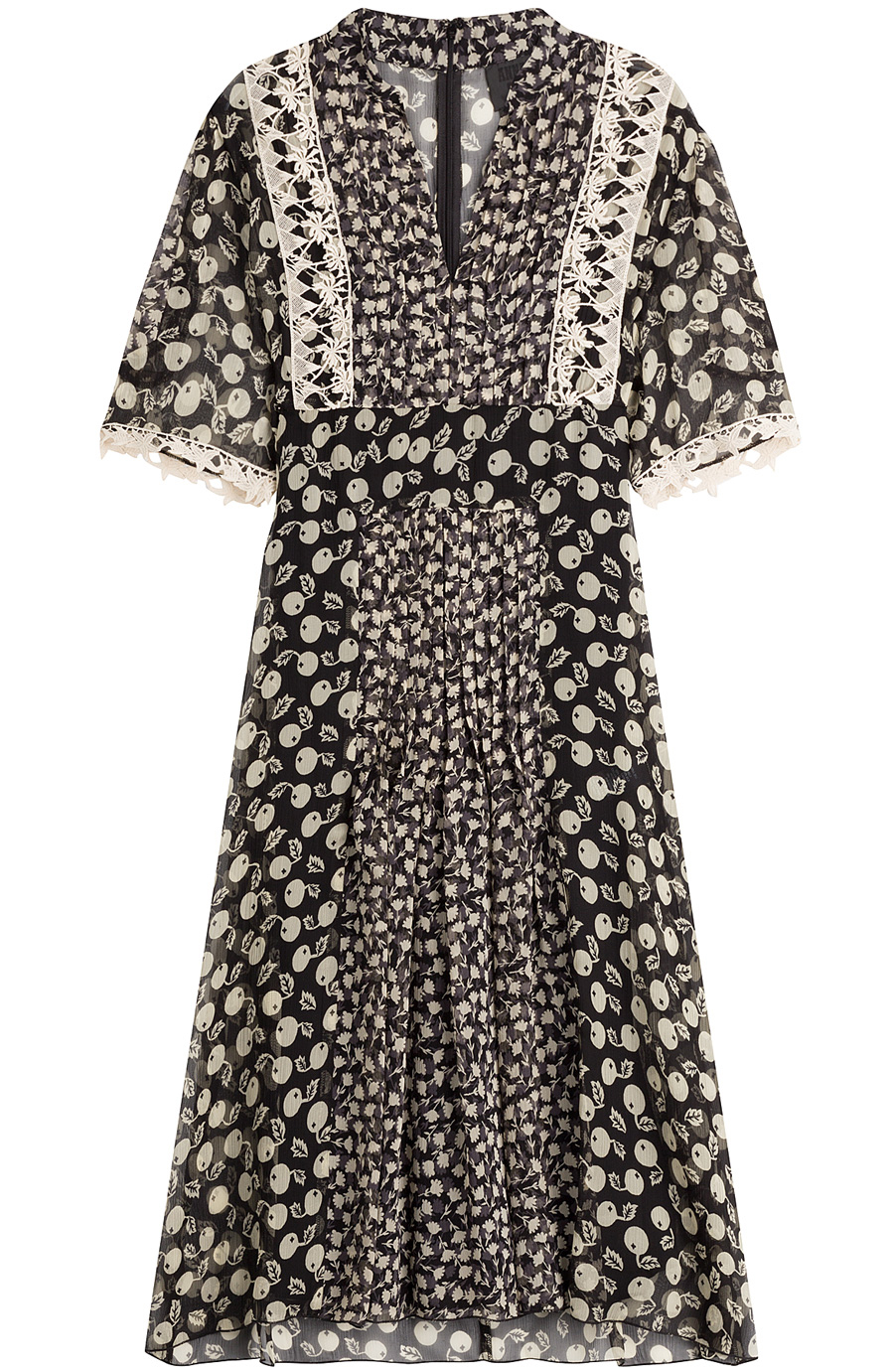 Anna Sui Printed Silk Dress | ModeSens