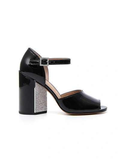 Marc Jacobs Kasia Embellished Heel Sandals In Black