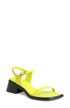Vagabond Shoemakers Ines Ankle Strap Sandal In Lime
