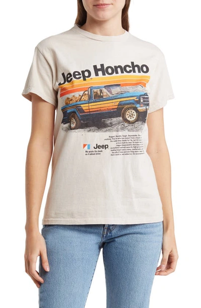 Philcos Jeep Honcho Graphic Print T-shirt In Natural Pigment