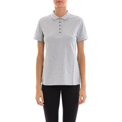Burberry Polo Shirt In Grey