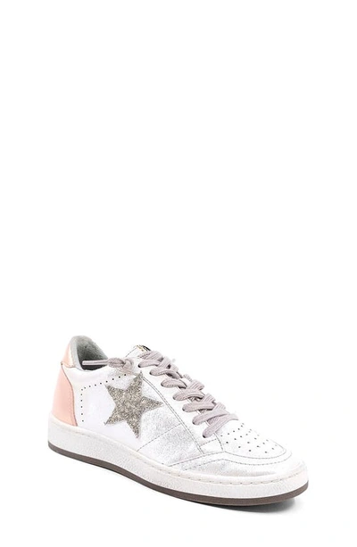 Shushop Kids' Paz Sneaker In White/ Pearl