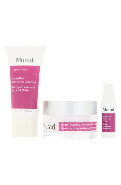 Murad Under The Microscope: The 24-hour Hydrators Set (limited Edition) $83 Value In White