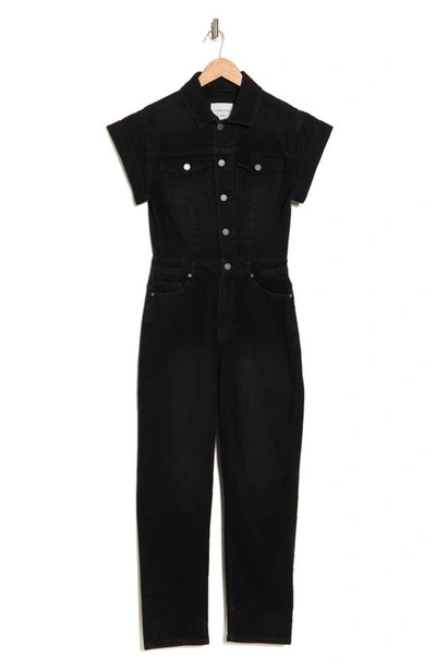 Habitual Denim Jumpsuit In Sky