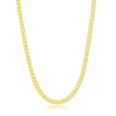 Simona Franco Chain 3mm Sterling Silver Or Gold Plated Over Sterling Silver 22" Necklace