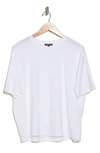 Eileen Fisher Boxy Crewneck T-shirt In White