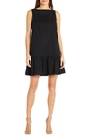 Donna Morgan Solid Sleeveless Dress In Black