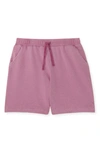 The Sunday Collective Kids' Natural Dye Sweat Shorts In Pink