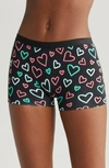 Meundies Boyshort Briefs In Electric Hearts