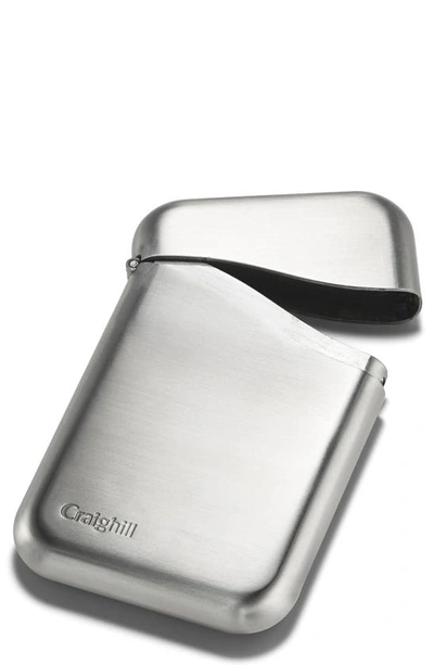 Craighill Summit Card Case In Stainless Steel