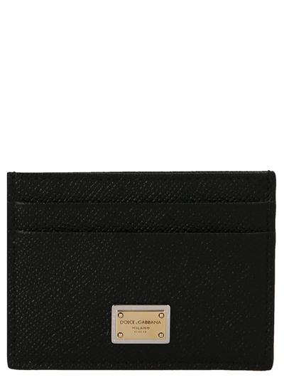 Dolce & Gabbana Card Holder Wallets, Card Holders In Black