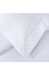 Pure Parima Hira Embroidered 100% Cotton 400 Thread Count Duvet Cover Set In White