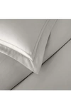Pure Parima 500 Thread Count 100% Certified Egyptian Cotton Sateen Double Hemstitch Yalda Duvet Cove In Grey