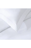 Pure Parima Solid 400 Thread Count 100% Cotton Ultra Sateen Duvet Cover Set In White