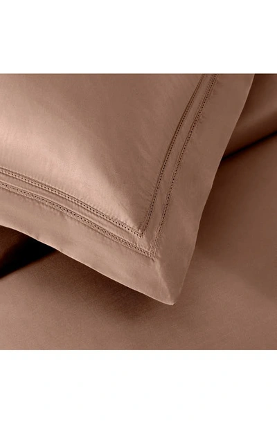 Pure Parima 500 Thread Count 100% Certified Egyptian Cotton Sateen Double Hemstitch Yalda Duvet Cove In Canyon
