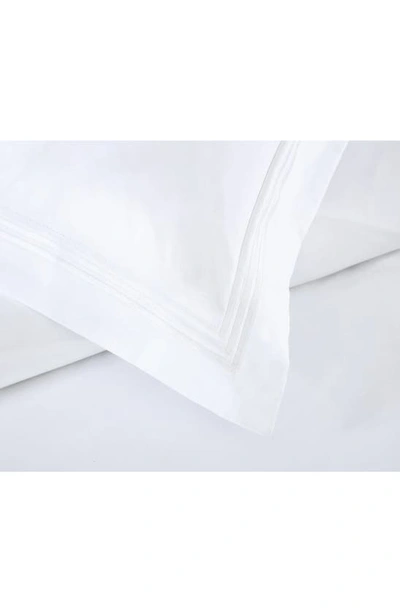 Pure Parima 700 Thread Count 100% Certified Egyptian Cotton Sateen Bratta Embroidery Triple Luxe Sat In Arctic