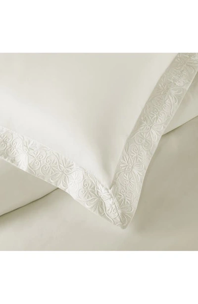 Pure Parima Ariane Oeko-tex® Luxe Sateen Duvet Cover In Ivory