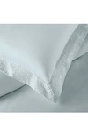 Pure Parima Ariane Embroidered 100% Cotton Duvet Cover Set In Spa