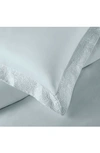 Pure Parima 500 Thread Count 100% Certified Egyptian Cotton Sateen Embroidered 3-piece Ariane Duvet In Spa