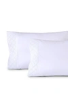 Pure Parima Hira Set Of 2 400 Thread Count Pillowcases In White