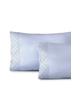 Pure Parima Hira Set Of 2 400 Thread Count Pillowcases In Icy Blue