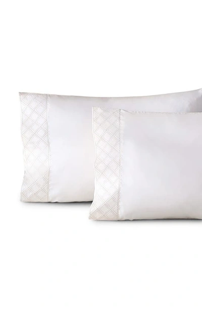 Pure Parima Hira Set Of 2 400 Thread Count Pillowcases In Ivory