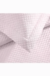 Pure Parima Diamond Quilted Coverlet & Sham Set In Soft Peach