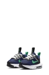 Nike Kids' Air Max Intrlk Lite Sneaker In Navy/ Black/ White/ Green