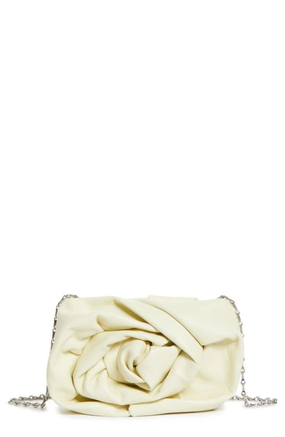 Burberry Rose Chain Clutch In Yellow
